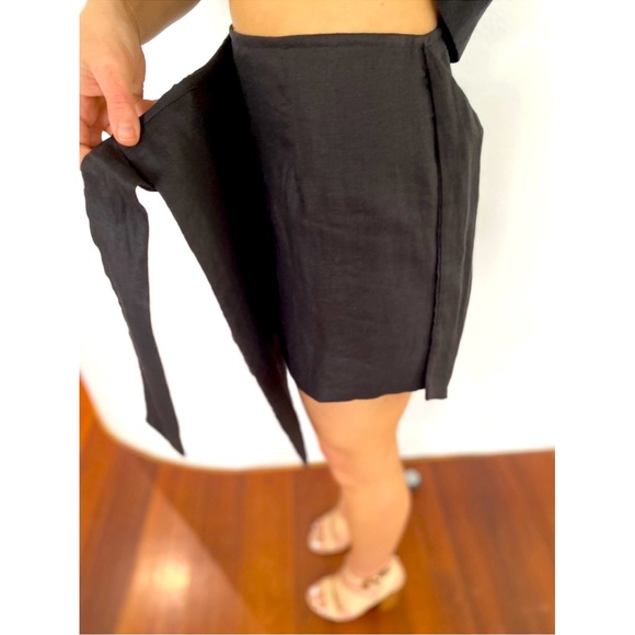 Sir the label Viv wrap linen skirt size 2 (6 US) - Picture 6 of 12